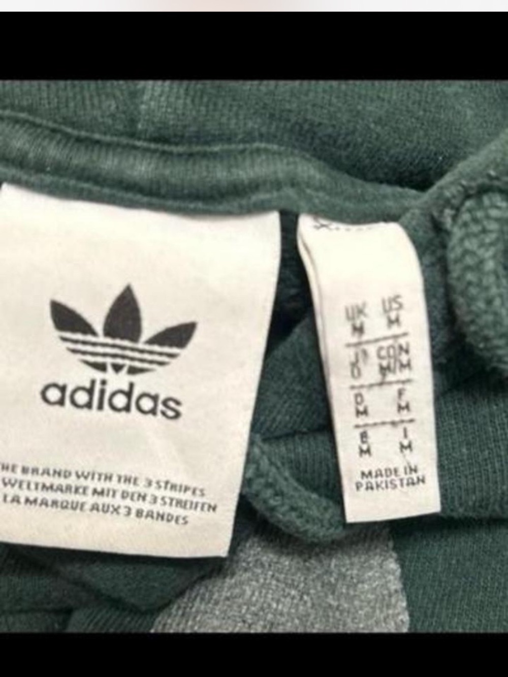 adidas Trefoil Pullover Hoodie in Teal Green - Picture 5 of 7